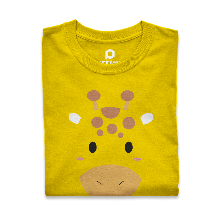 PLAYERA PRIMAVERA ANIMALES JIRAFA