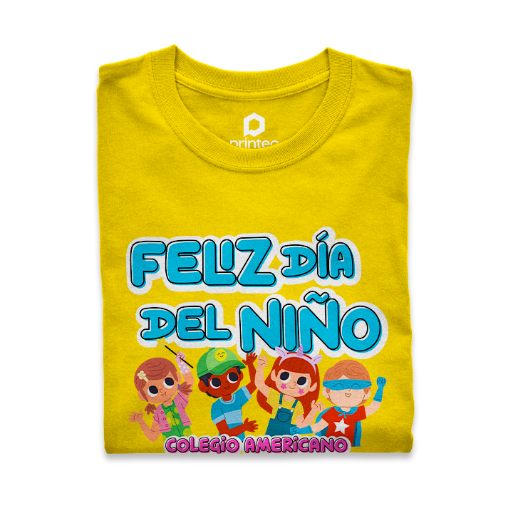 Playeras dia fashion del niño