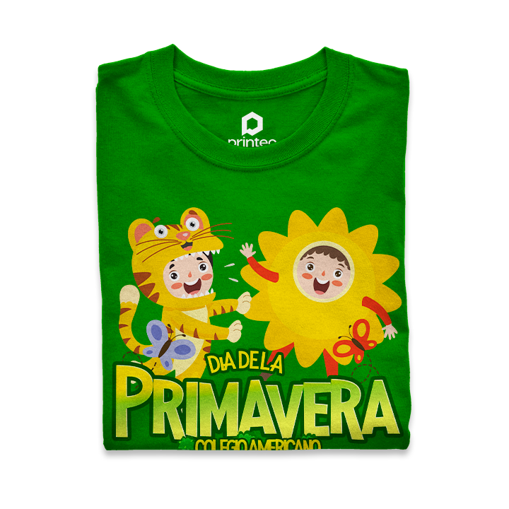 PLAYERA PRIMAVERA NIÑOS DISFRAZ ANIMALITOS