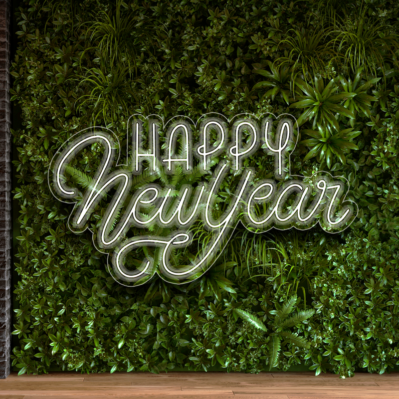 Cargue la imagen en el visor de la galería, Letrero Neon HAPPY NEW YEAR
