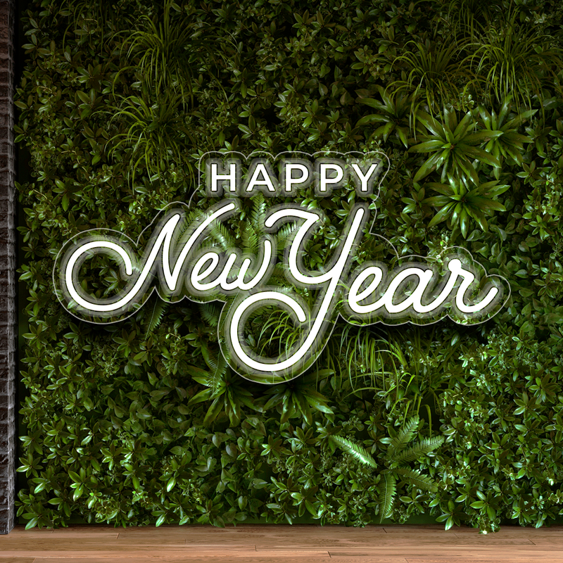 Cargue la imagen en el visor de la galería, Letrero Neon HAPPY NEW YEAR

