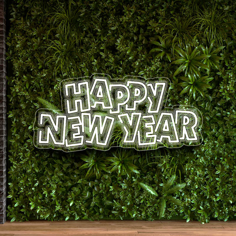 Cargue la imagen en el visor de la galería, Letrero Neon HAPPY NEW YEAR
