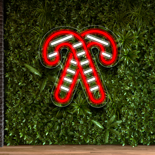 Letrero Neon CARAMELOS NAVIDAD