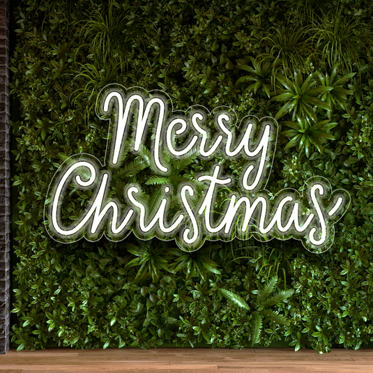 Letrero Neon MERRY CHRISTMAS
