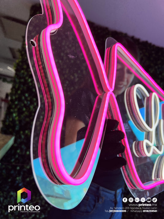 LETRERO NEON PERSONALIZADO