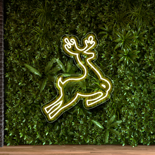 Letrero Neon RENO NAVIDAD