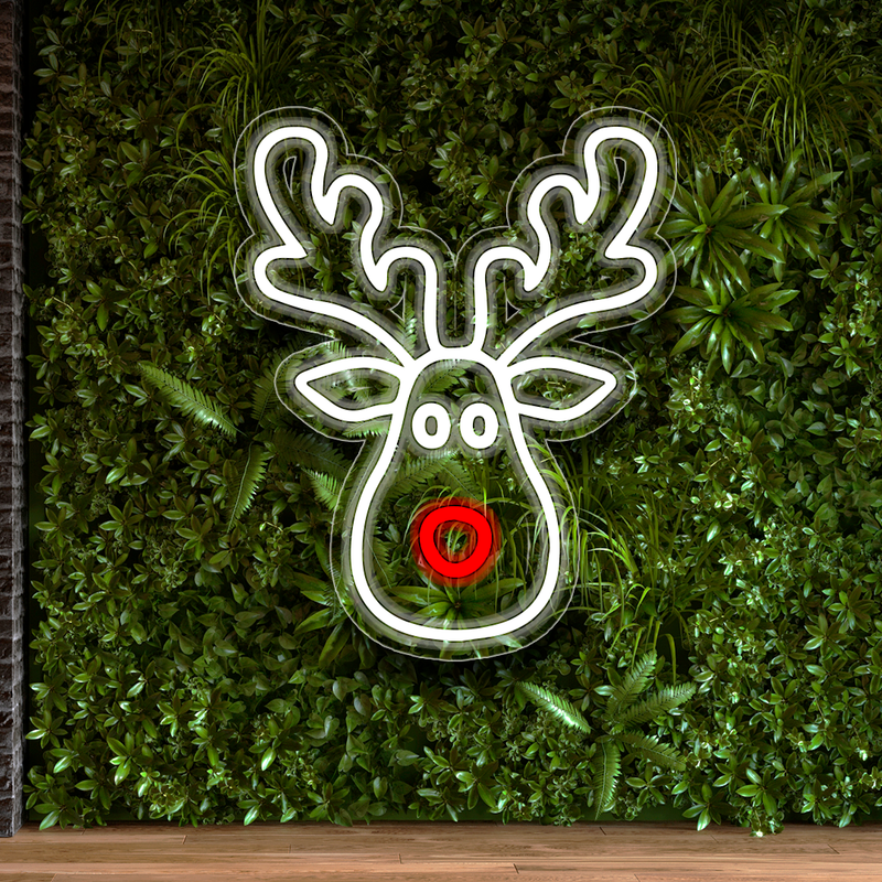 Cargue la imagen en el visor de la galería, Letrero Neon RENO NAVIDAD
