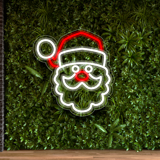 Letrero Neon SANTA NAVIDAD