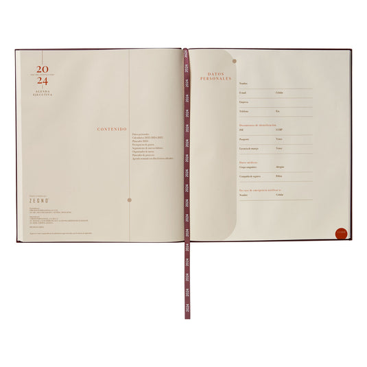 AGENDA EJECUTIVA ELEGANCE CURPIEL