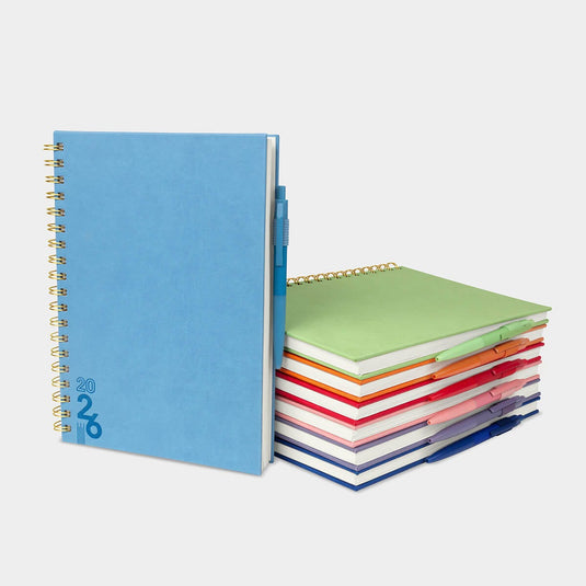 AGENDA SEMANAL ESPIRAL + PLUMA