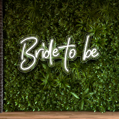 Letrero Neon BRIDE TO BE