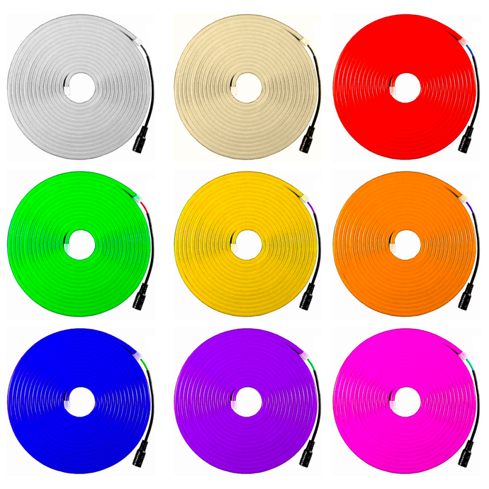 TIRA NEON FLEX VARIEDAD DE COLORES