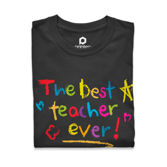 PLAYERA DÍA DEL MAESTRO - BEST TEACHER EVER