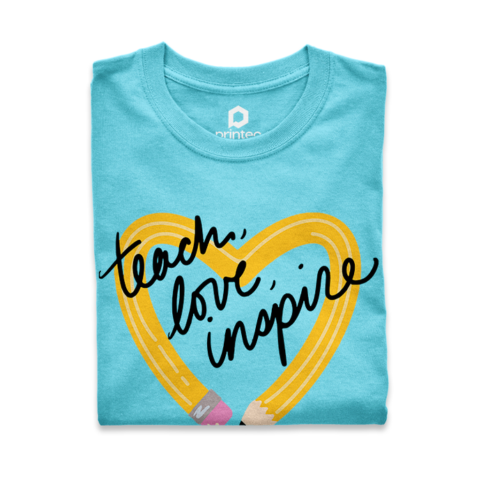 PLAYERA DÍA DEL MAESTRO - TEACH LOVE