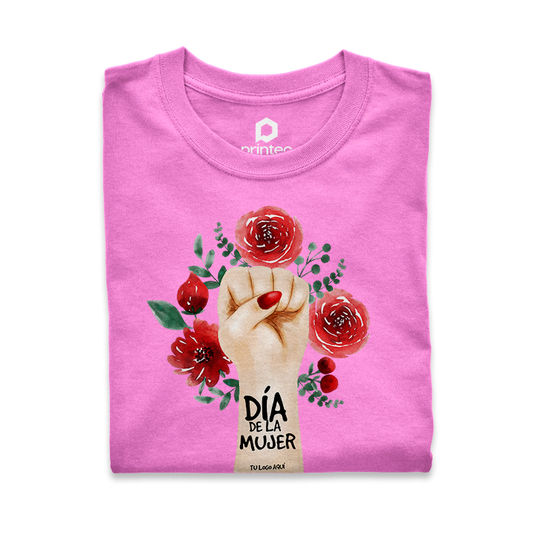 PLAYERA DÍA DE LA MUJER -  MANO FUERTE