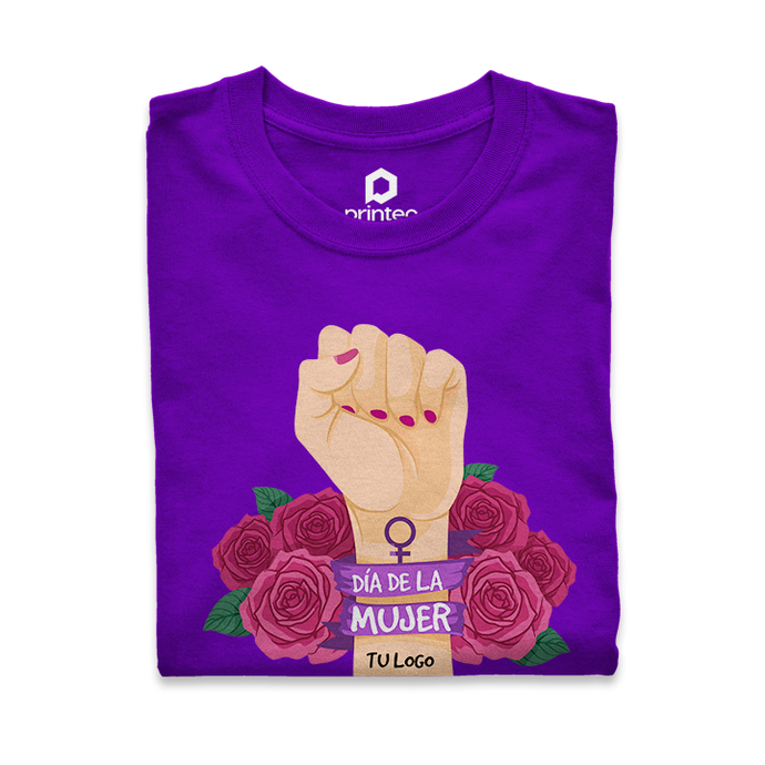 PLAYERA DÍA DE LA MUJER -  MANO FLORES