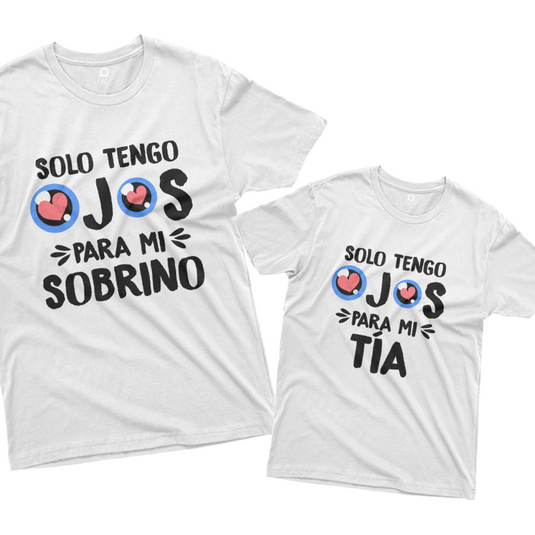 COMBO PLAYERAS SOBRINO OJOS